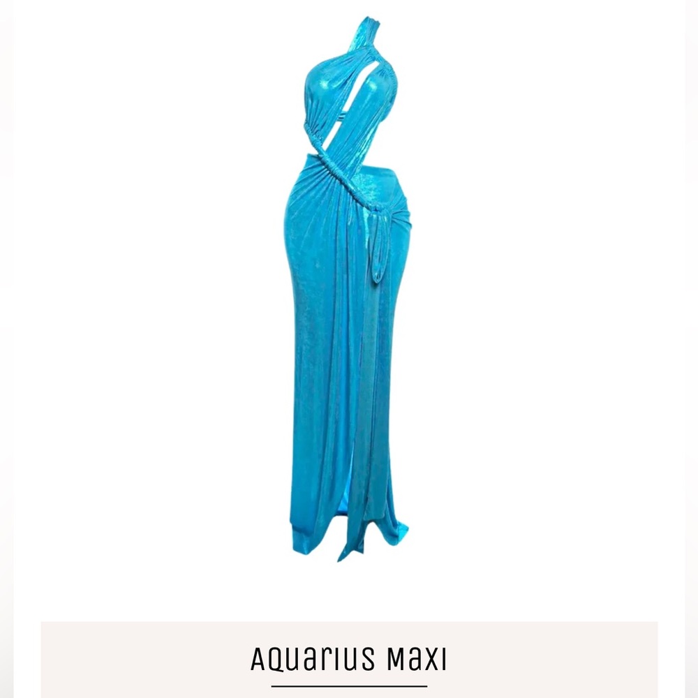 Aquarius maxi dress